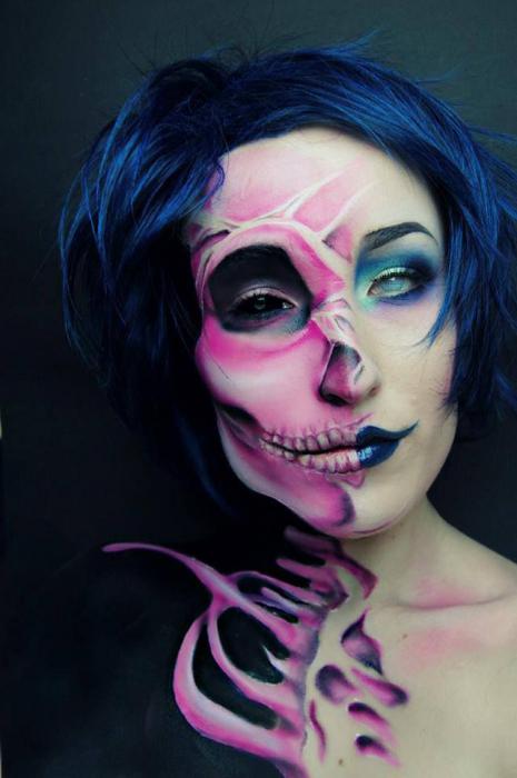 Sukkerskalle: Makeup til Halloween