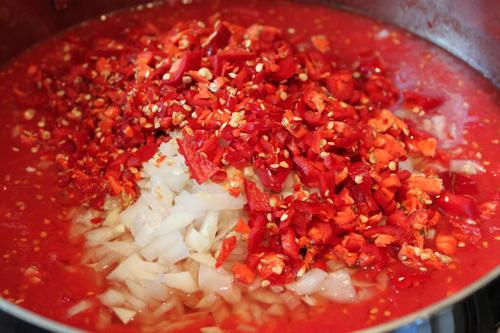 Opskrifter lecho af en tomat