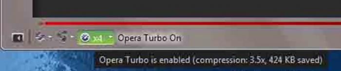 Opera turbo: Sådan aktiveres. Højdepunkter