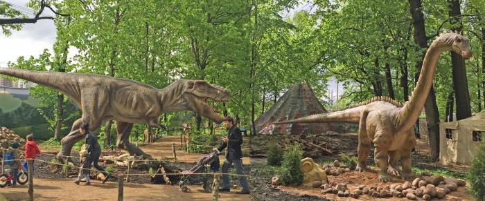 "Secrets of the World" - en park af dinosaurer i "Sokolniki"
