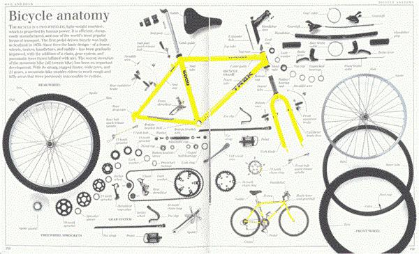 Et cykelhjul er en af ​​de vigtigste dele